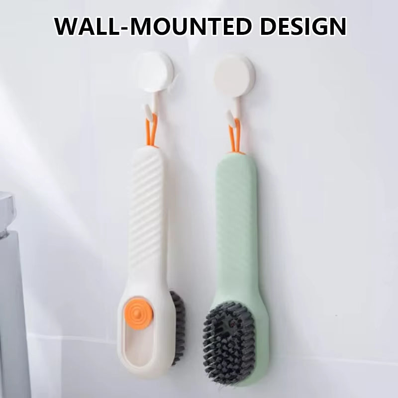 Ultimate Multifunctional Cleaning Brush - Soft-Bristled Long Handle for Effortless Shoe and Household Cleaning