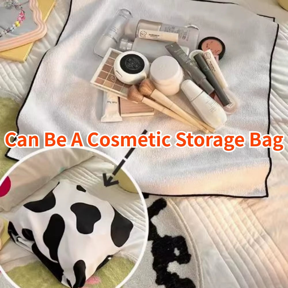 Ultimate Magic Self-Adhesive Cloth Makeup Bag - Portable & Multifunctional Camera Lens Storage Solution