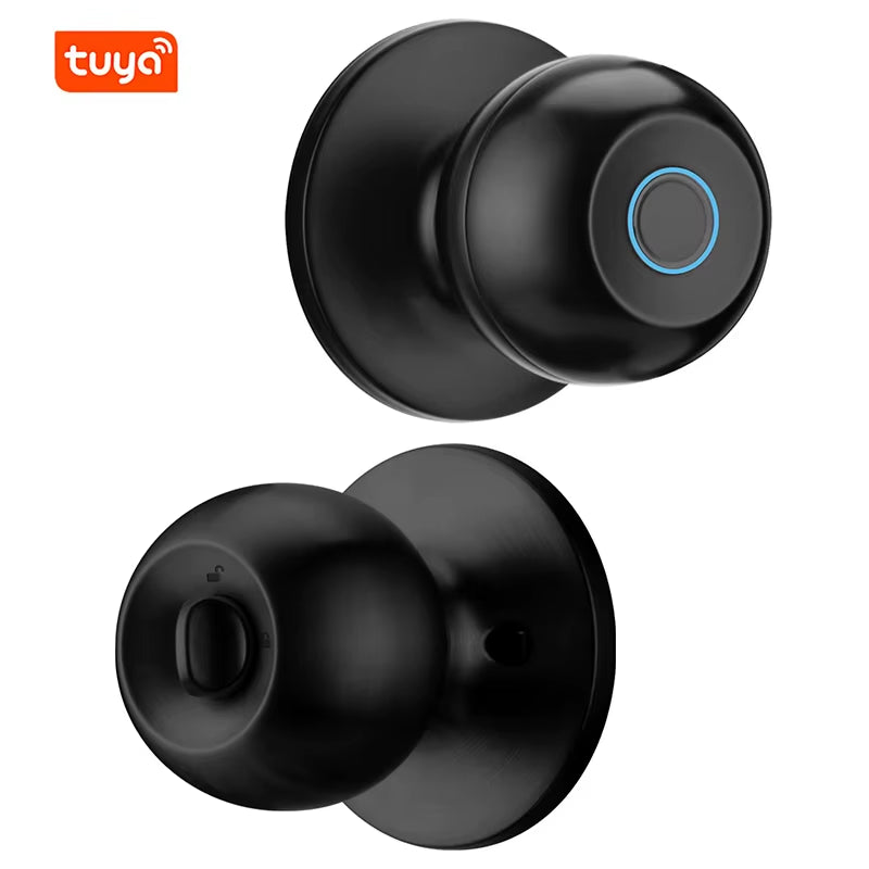 Revolutionary Smart Lock with Bluetooth Connectivity - Fingerprint and Key Unlock for Ultimate Home Security