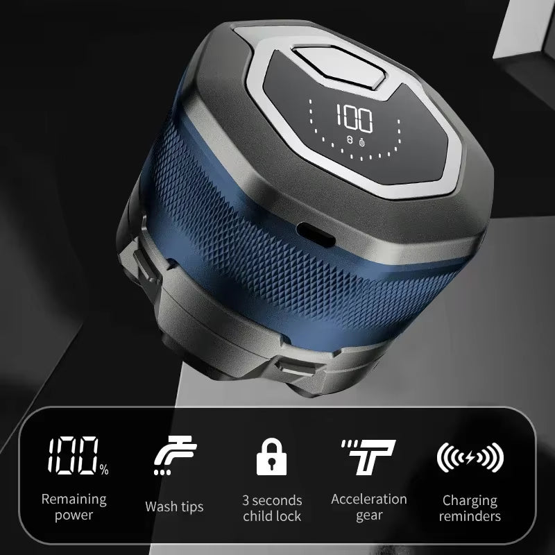 Revolutionary 6D Magnetic Titanium Electric Hair Clipper – Rechargeable, Waterproof & Perfect for Effortless Grooming